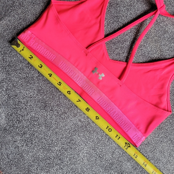 UA heat gear low impact strappy sports bra - Picture 5 of 6